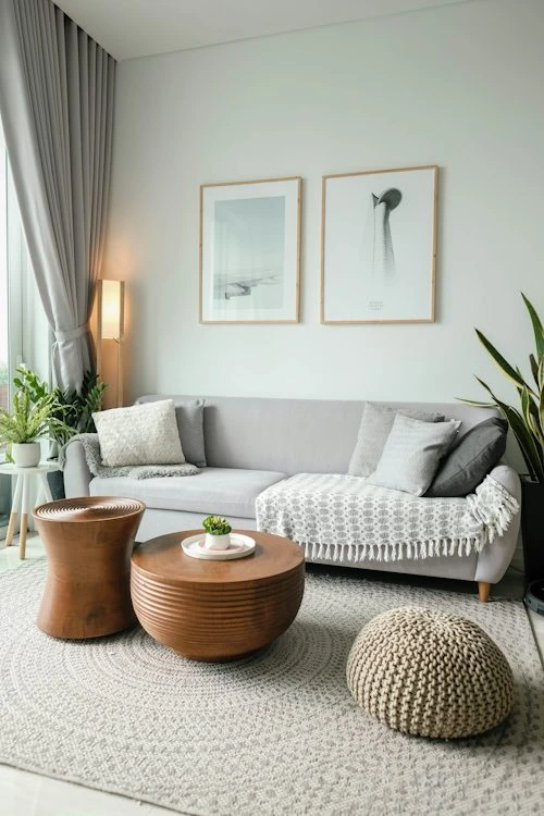 Modern Grey Sofa Living Room