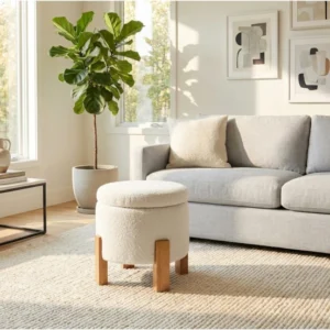 alora ivory sherpa ottoman 3