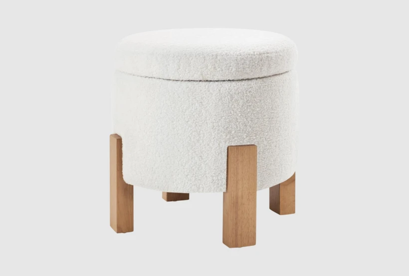 alora ivory sherpa ottoman alora ivory sherpa ottoman
