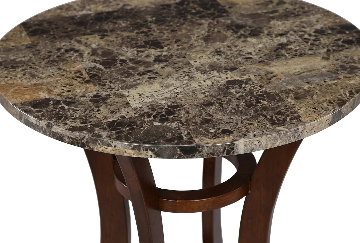 arden brown faux marble chairside table 2 arden brown faux marble chairside table 2
