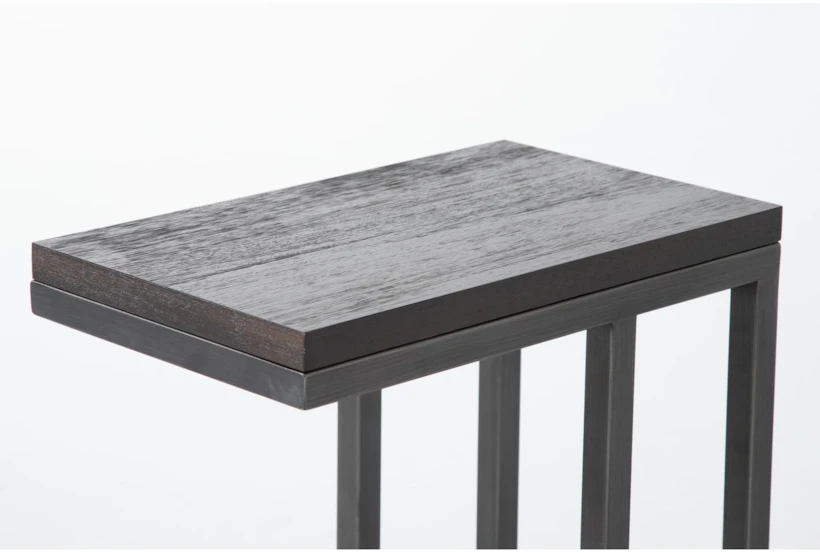 arden brown wood & metal c table 2 arden brown wood & metal c table 2