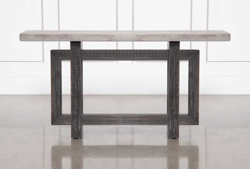 avery grey concrete & wood console table 2 avery grey concrete & wood console table 2