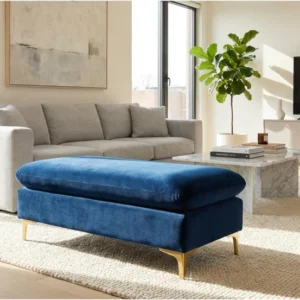 camille navy velvet ottoman 4