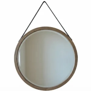 cenna round accent mirror