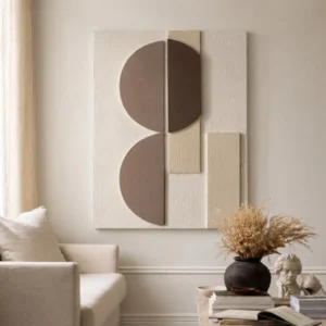 dual arc wall art