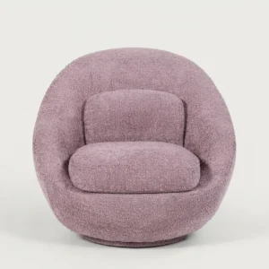 honey rose luxe swivel lounge chair