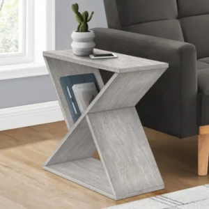 hugo modern grey accent table 4