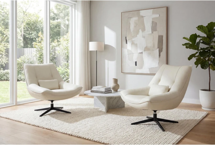 lennox cream faux leather swivel chair 6 lennox cream faux leather swivel chair 6
