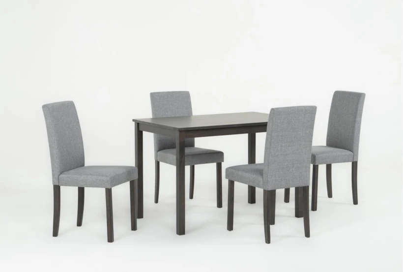 maren espresso & grey dining set 2 maren espresso & grey dining set 2