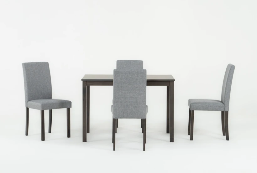 maren espresso & grey dining set maren espresso & grey dining set