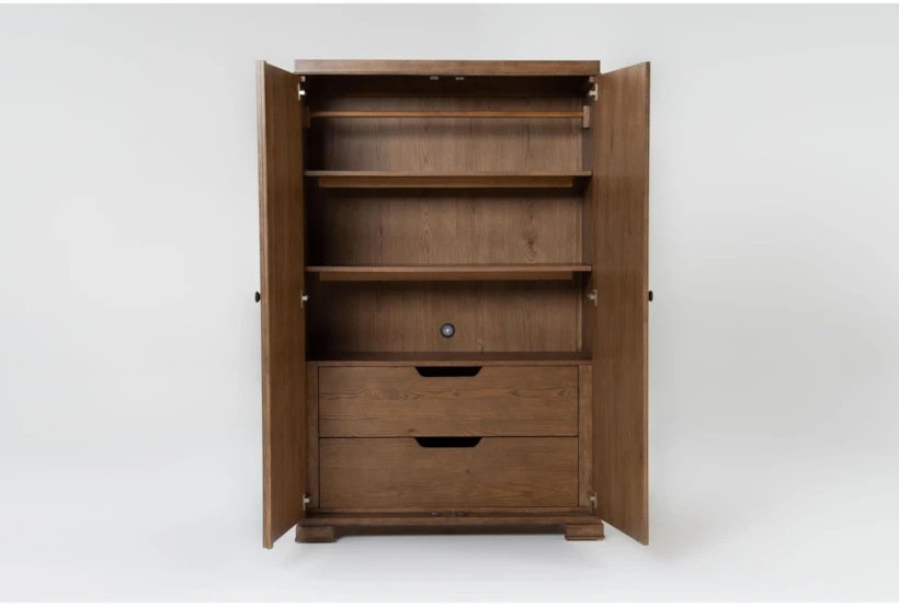 marley 2 door 2 drawer wood bedroom armoire 2 marley 2 door 2 drawer wood bedroom armoire 2