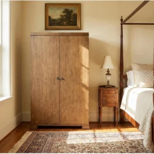 marley 2 door 2 drawer wood bedroom armoire 6