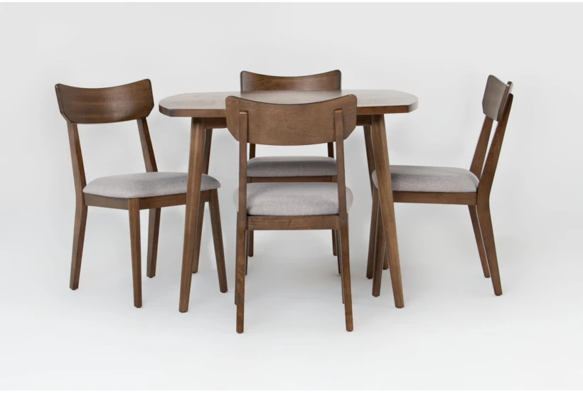 milo brown mid century wood dining set milo brown mid century wood dining set