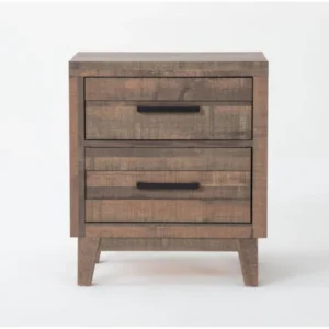 ranier ii two drawer side table