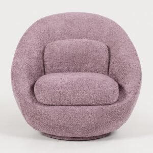 honey rose luxe swivel lounge chair