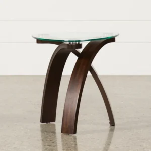llure brown modern end table