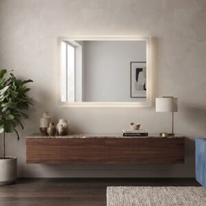 lumaglow led rectangular wall mirror 5