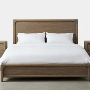 symmetrical wood bedroom furniture set